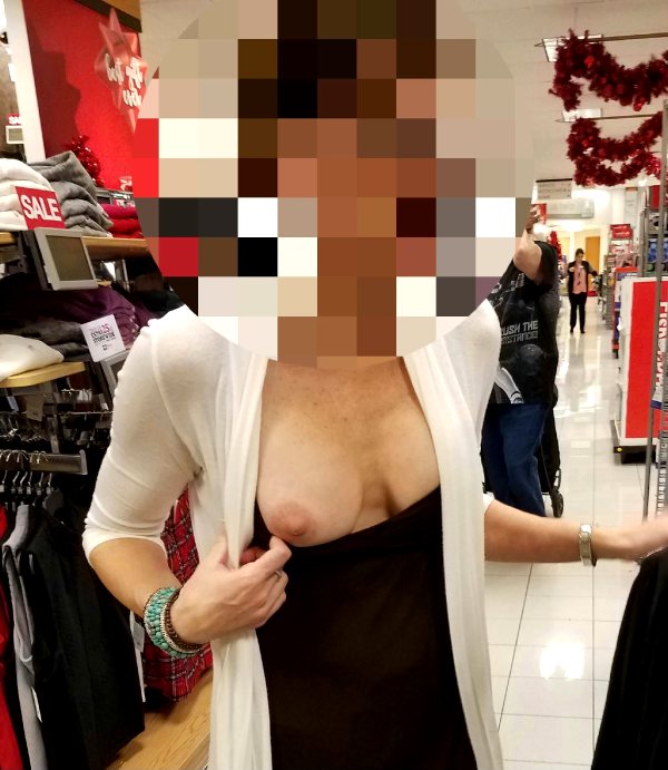 Quick Flash While Shopping With The Wife